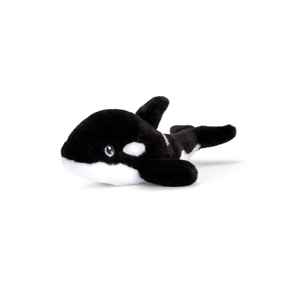 Keeleco 25cm Orca Whale Soft Toy Keep Cosy