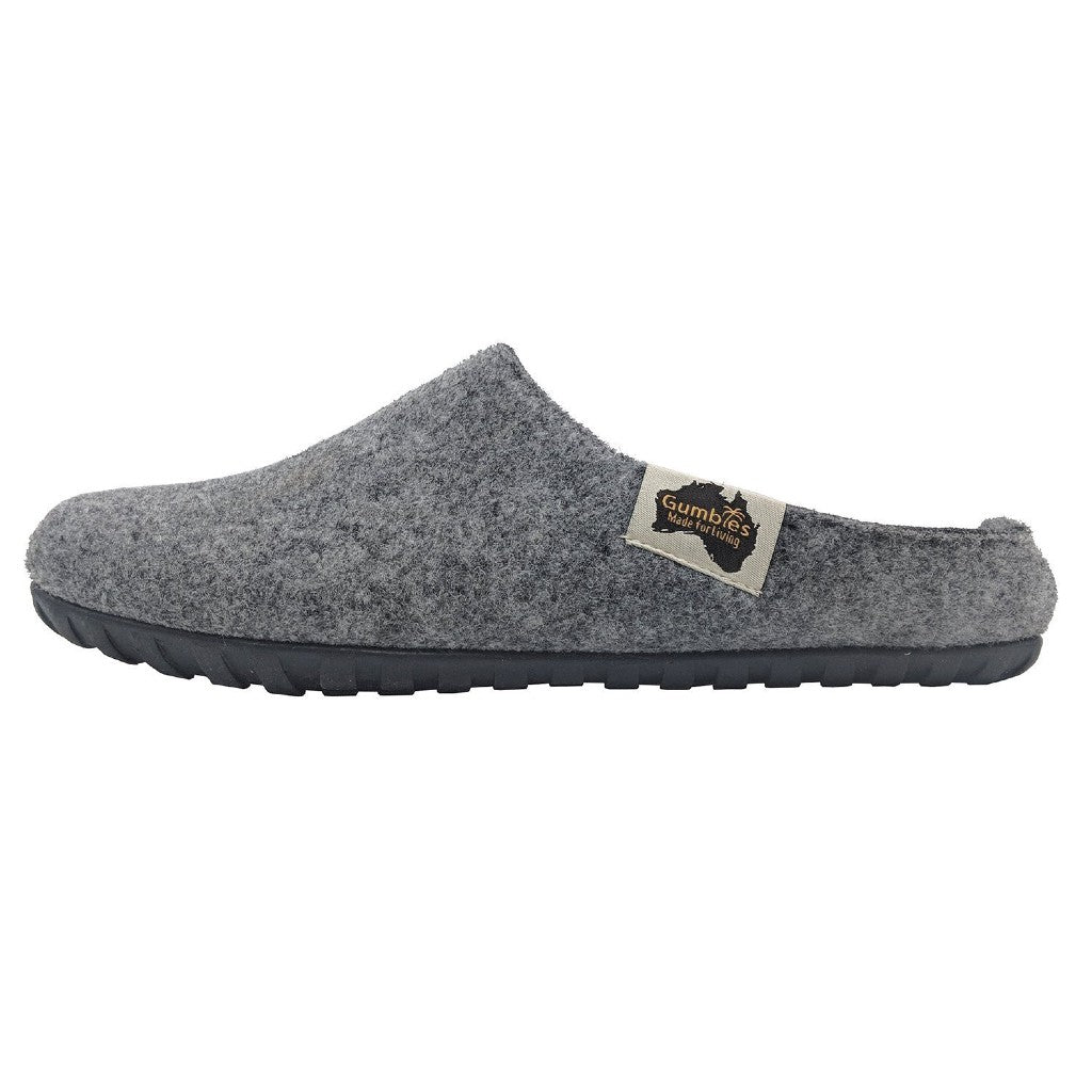 Gumbies Outback Grey Charcoal Slippers Keep Cosy