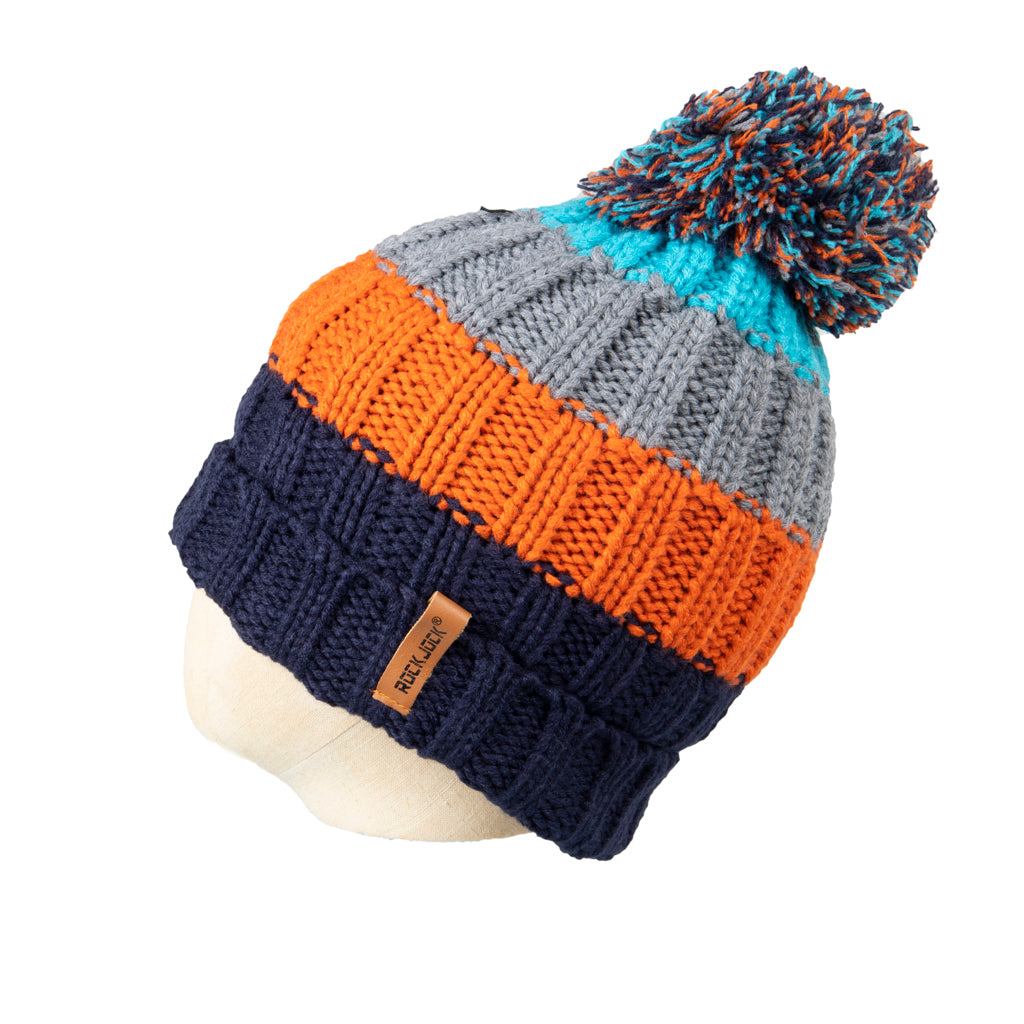 Kids grey best sale bobble hat