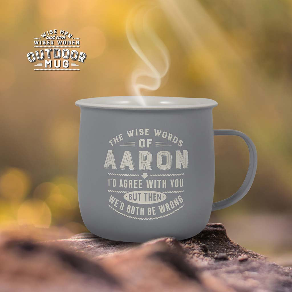 Melamine Personalised Men's Names Outdoor Mugs