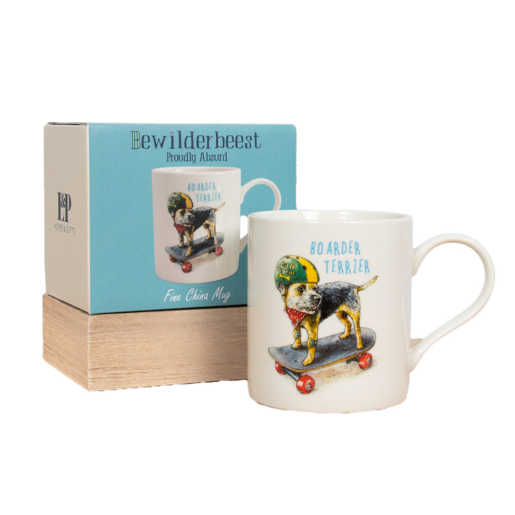 Bewilderbeest Boarder Terrier Dog Mug