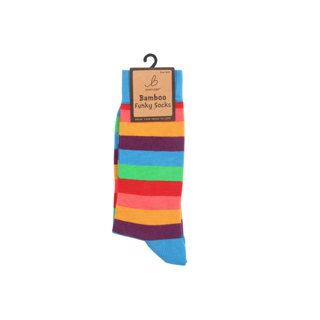 Bamboo Bold Stripe Socks