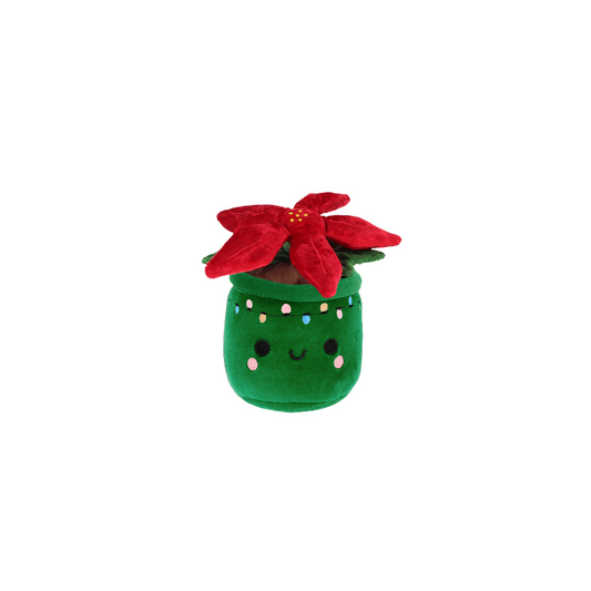 Keel Toys 12cm Poinsettia Plant Bobball