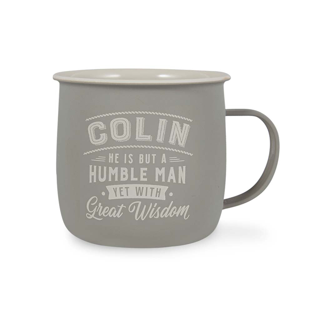 Melamine Personalised Men's Names Outdoor Mugs