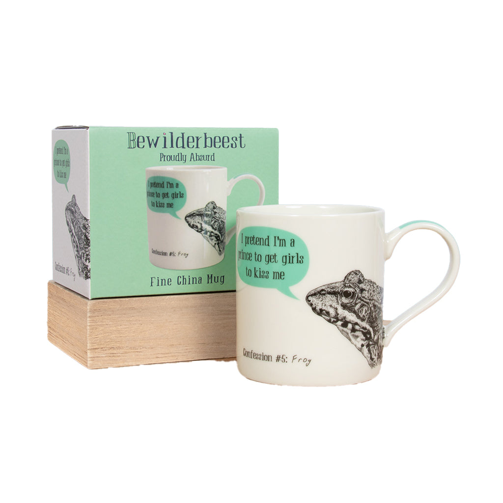 Bewilderbeest Frog Confession Mug