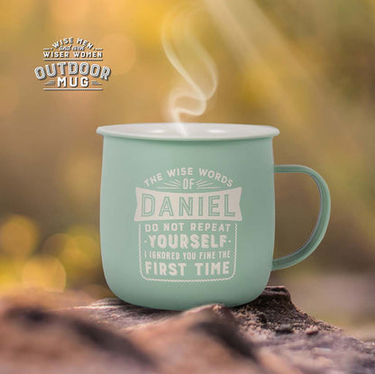 Melamine Personalised Men's Names Outdoor Mugs