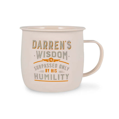 Melamine Personalised Men's Names Outdoor Mugs