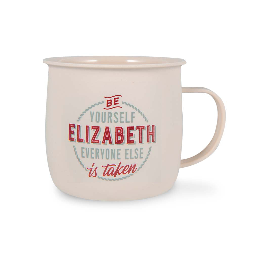 Melamine Personalised Women's Names Outdoor Mugs