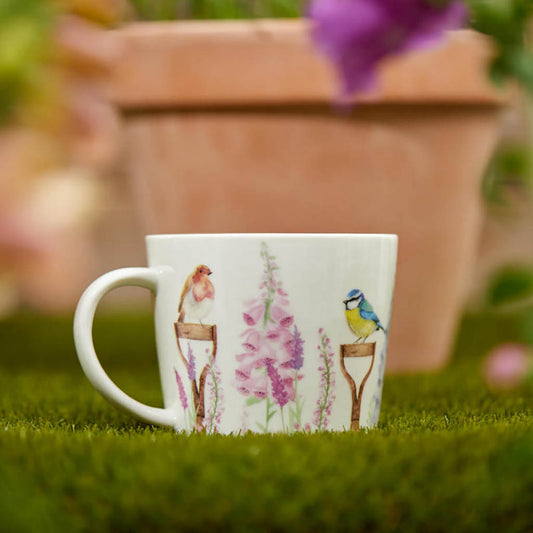 Birds & Foxgloves Mug