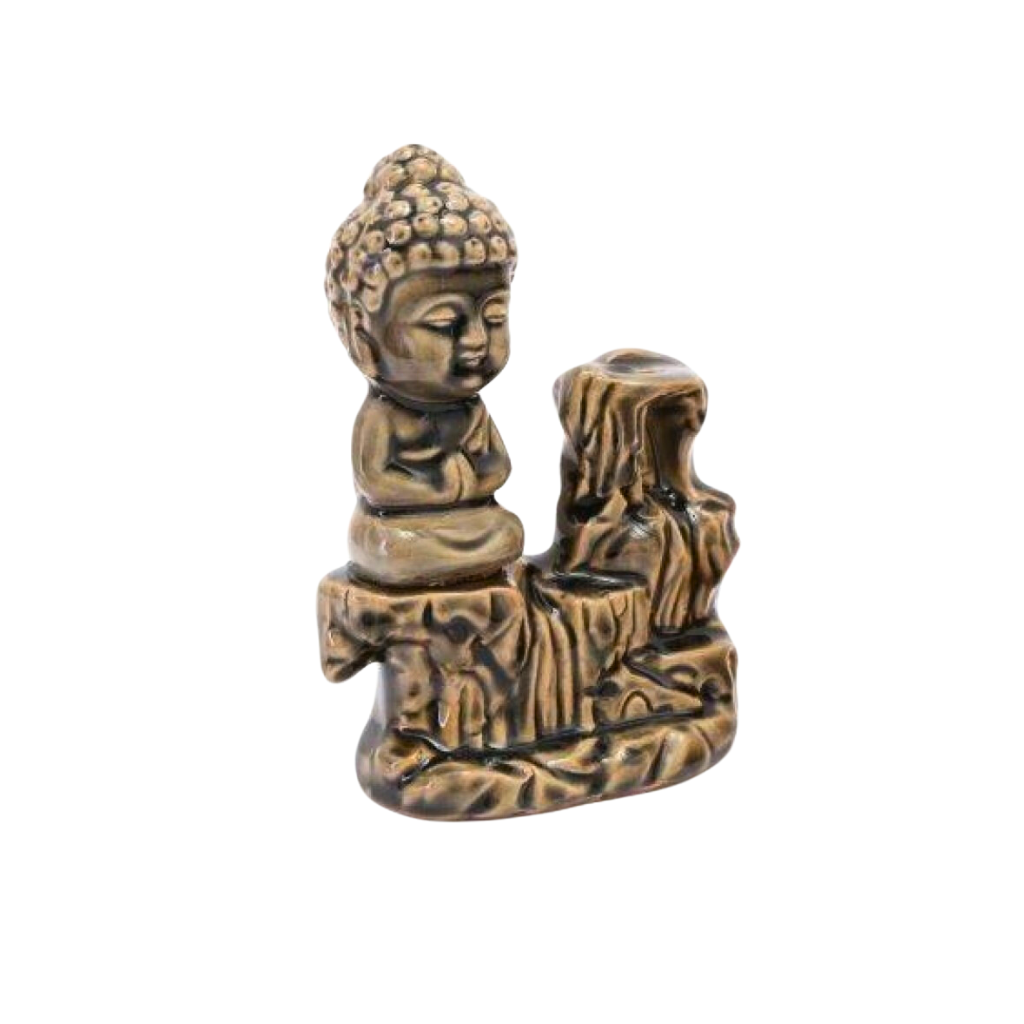 Dark Grey Buddha Backflow Burner