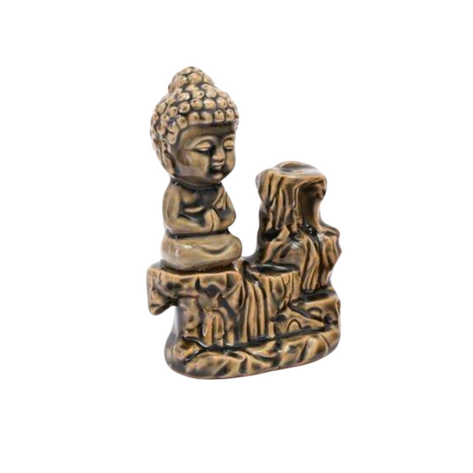 Dark Grey Buddha Backflow Burner