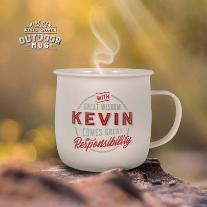 Melamine Personalised Men's Names Outdoor Mugs