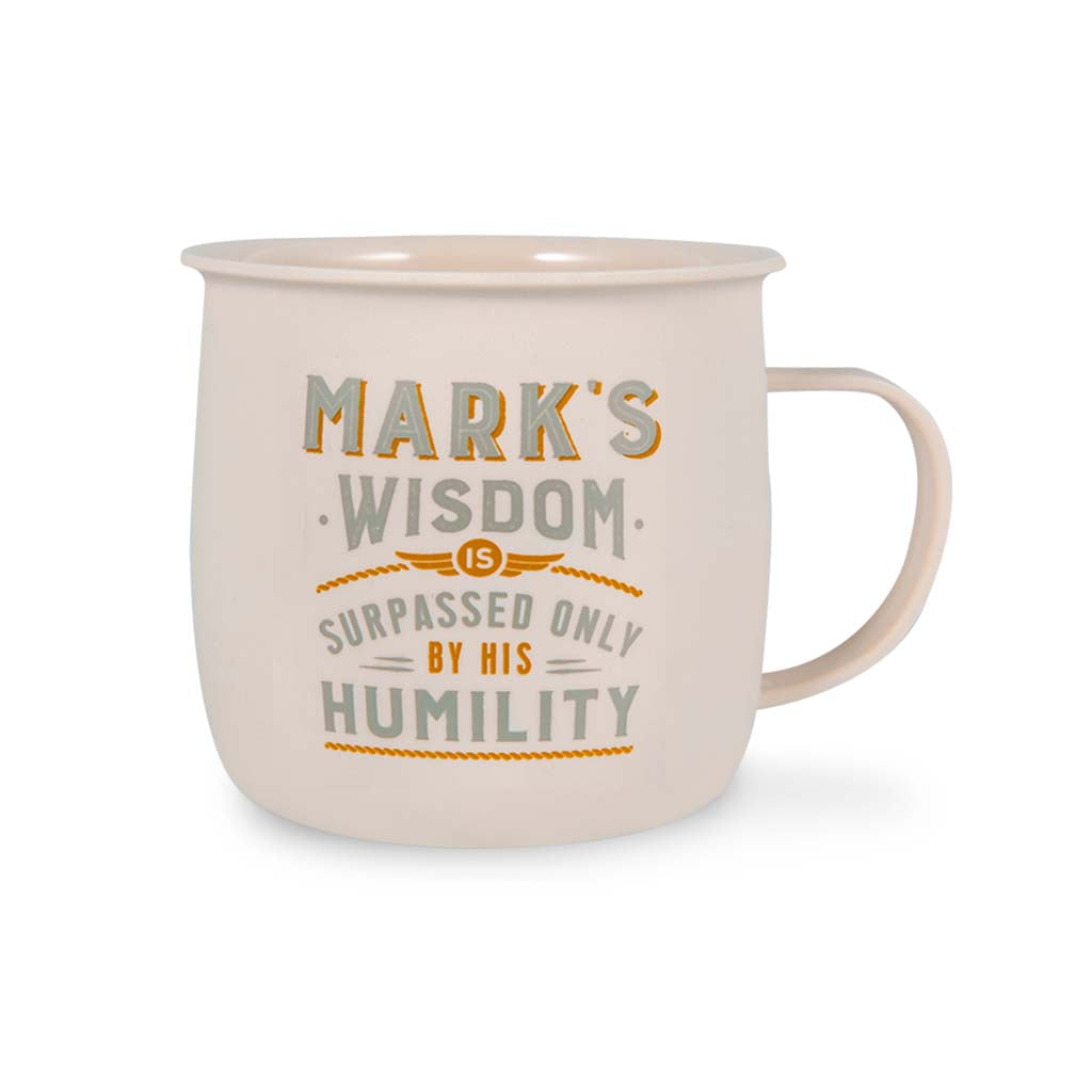 Melamine Personalised Men's Names Outdoor Mugs