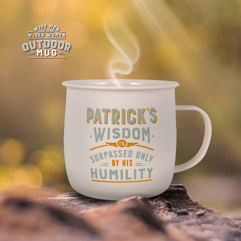 Melamine Personalised Men's Names Outdoor Mugs