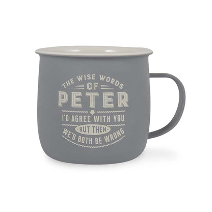 Melamine Personalised Men's Names Outdoor Mugs