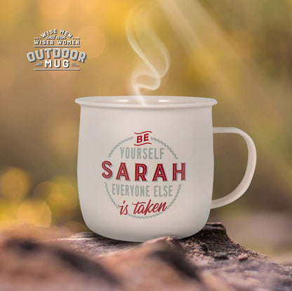 Melamine Personalised Women's Names Outdoor Mugs