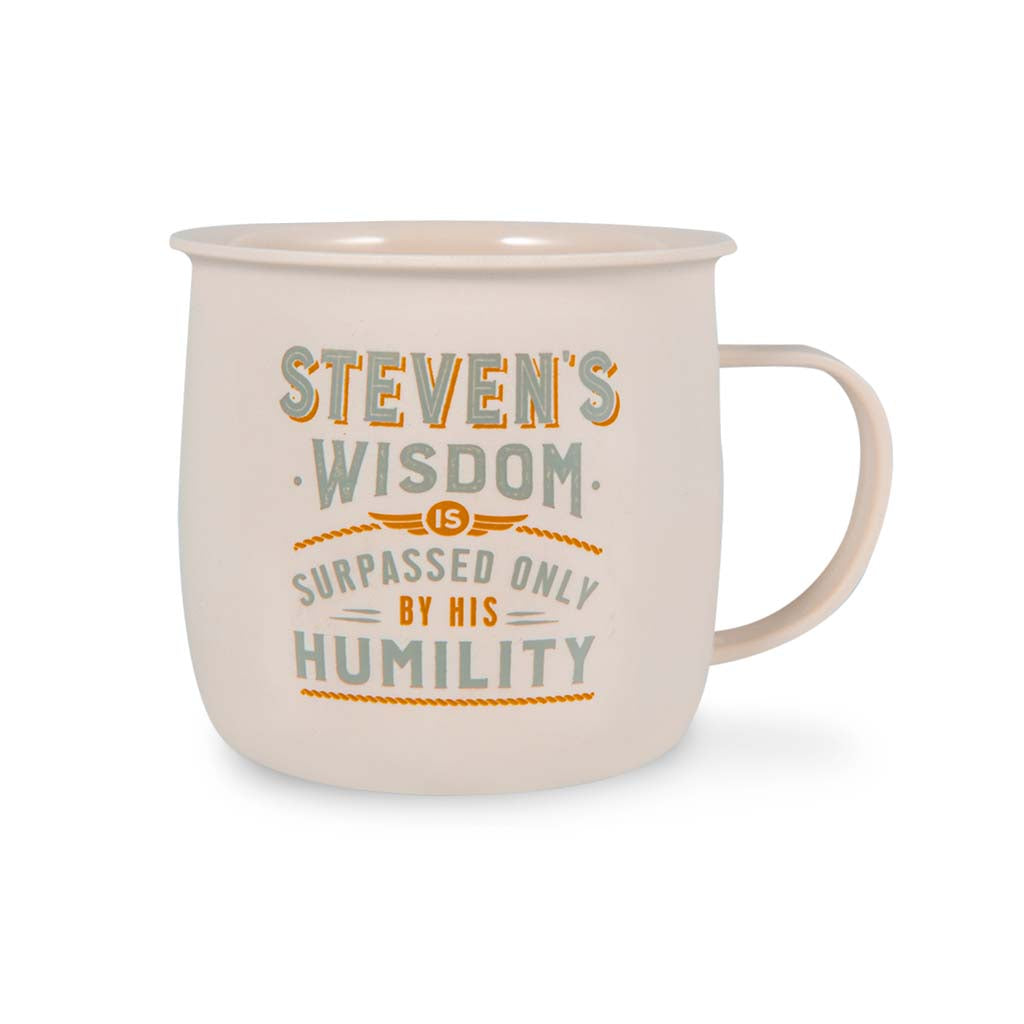 Melamine Personalised Men's Names Outdoor Mugs