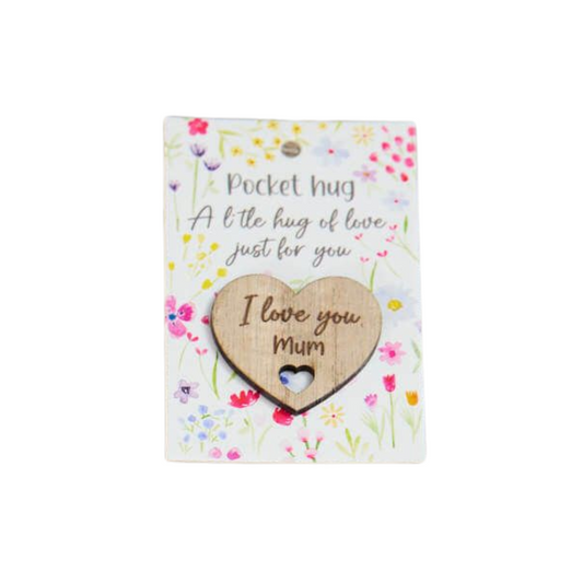 I Love You Mum Pocket Hug Keepsake