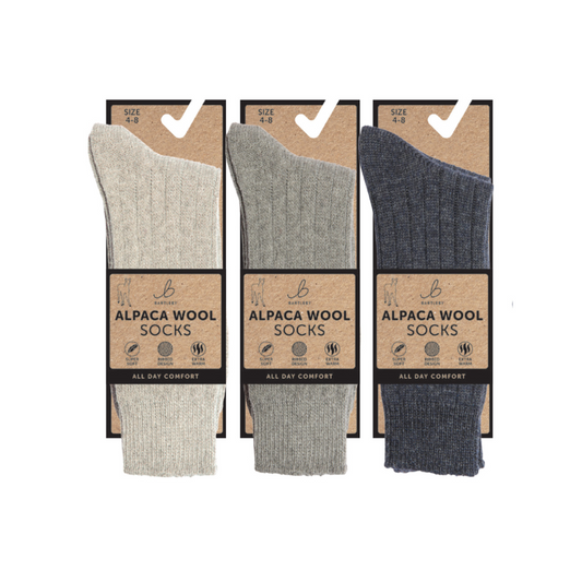 Alpaca Wool Socks (4 - 8)