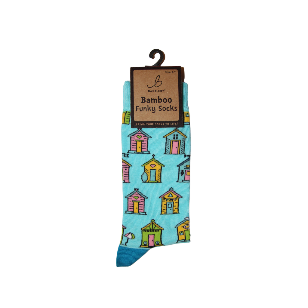 Bamboo Beach Huts Socks