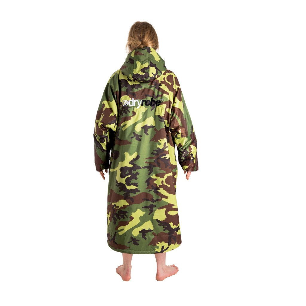 dryrobe Long Sleeve Camo & Grey Changing Robe (Adult)