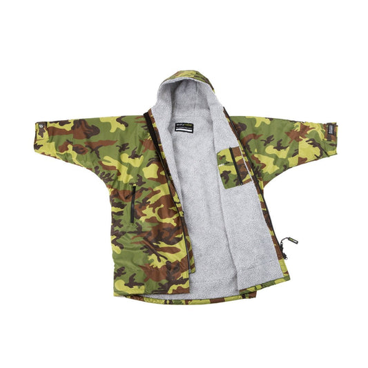 dryrobe Long Sleeve Camo & Grey Changing Robe (Kids)