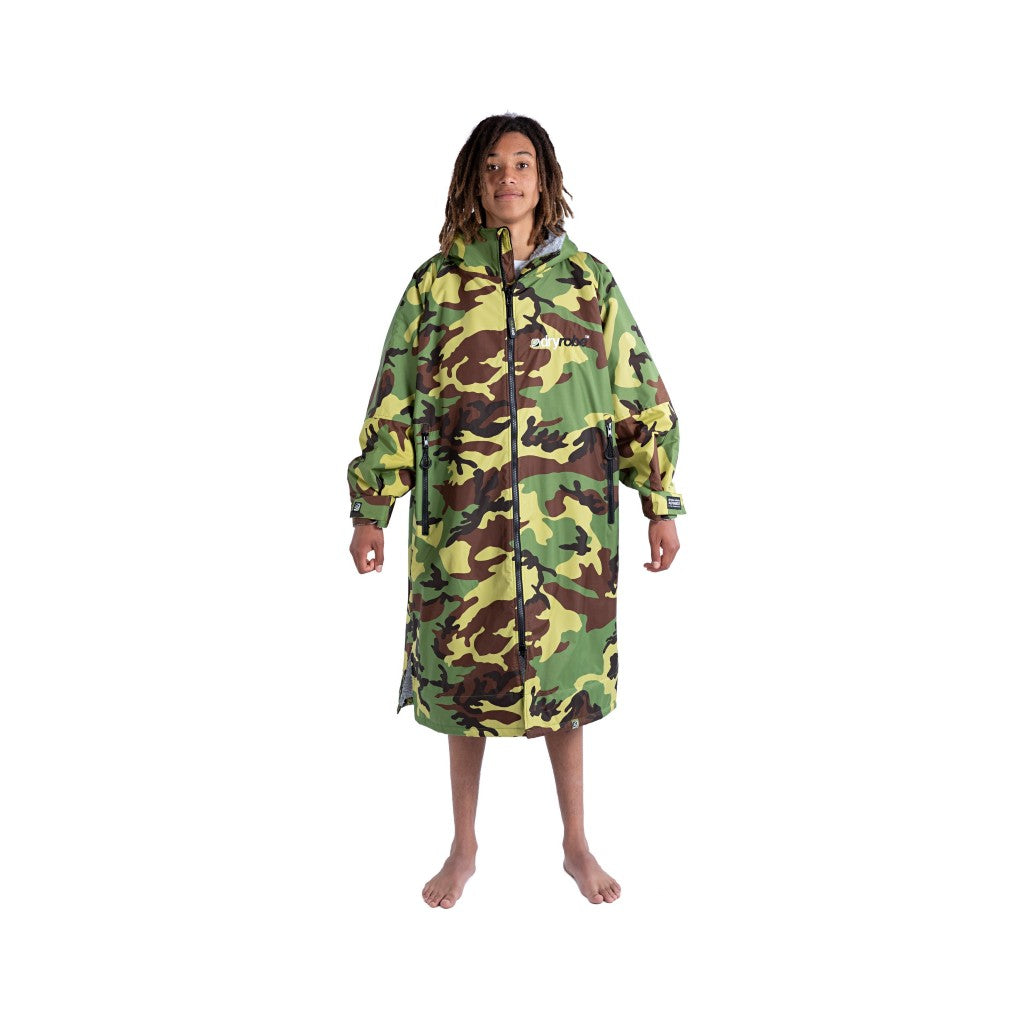 dryrobe Long Sleeve Camo & Grey Changing Robe (Adult)