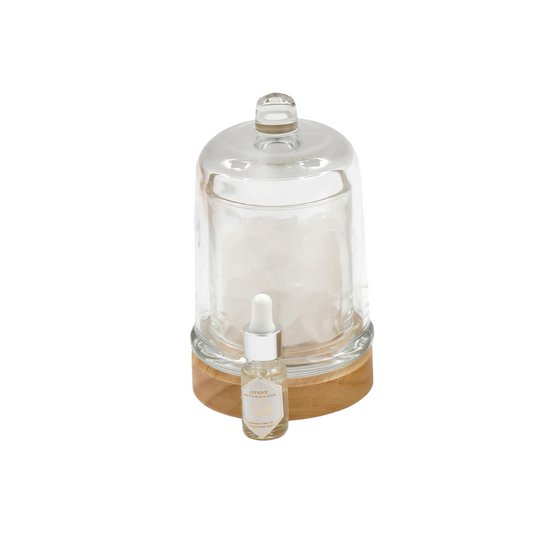 Clear Quartz Fragranced Crystal Diffuser Lamp