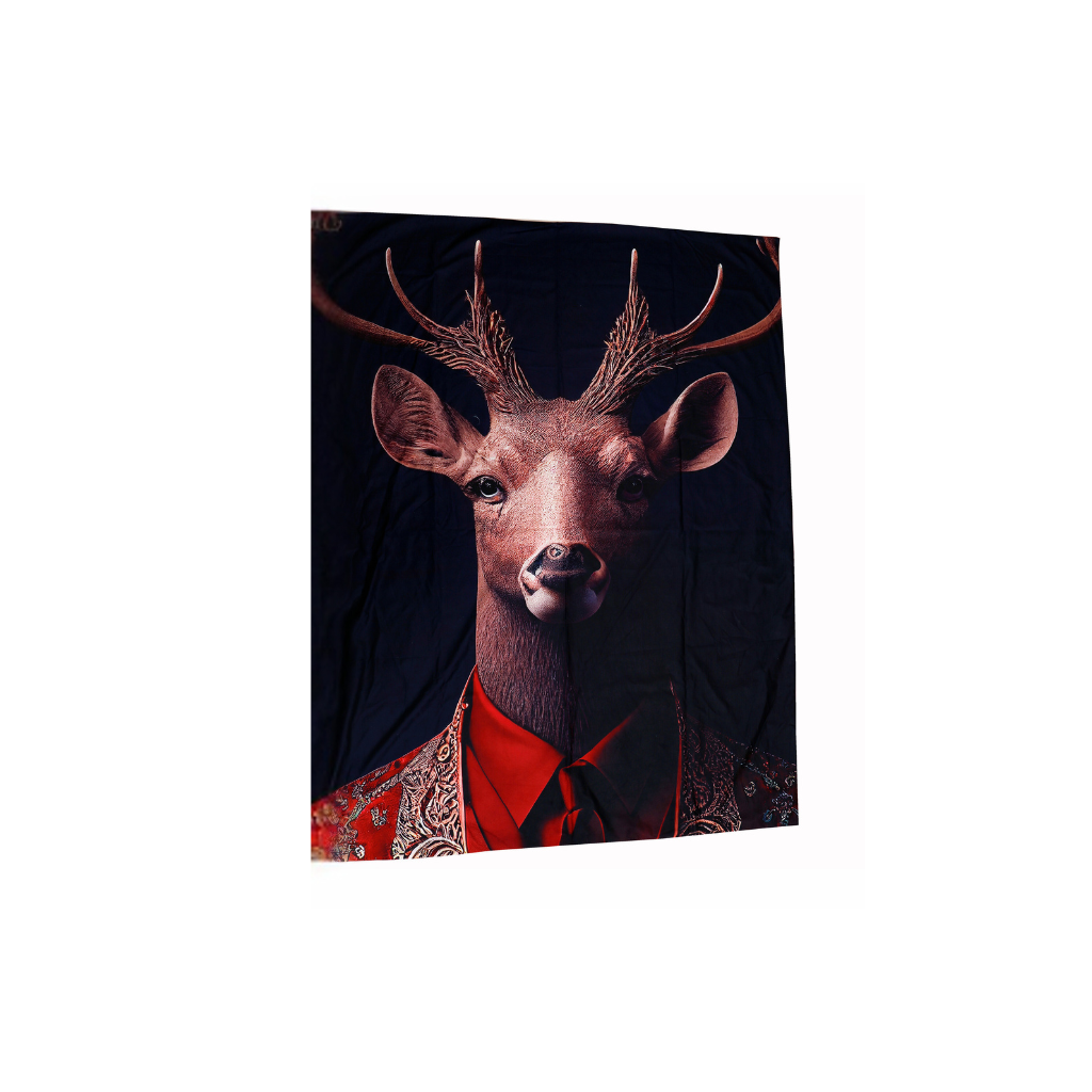 Deer Portrait Throw