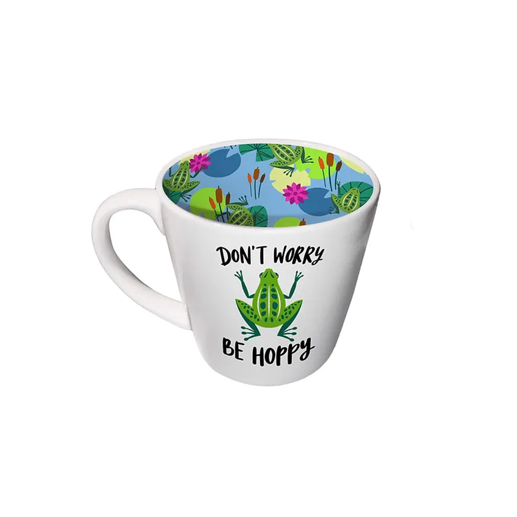 Don't Worry Be Hoppy Inside Out Mug