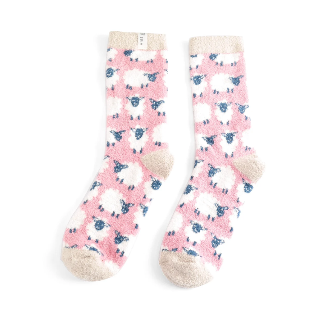 Miss Sparrow Sheep Fluffy Socks