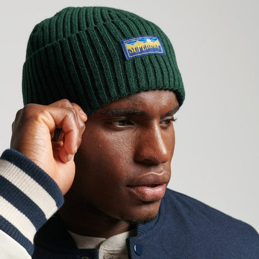 Superdry Green Beanie