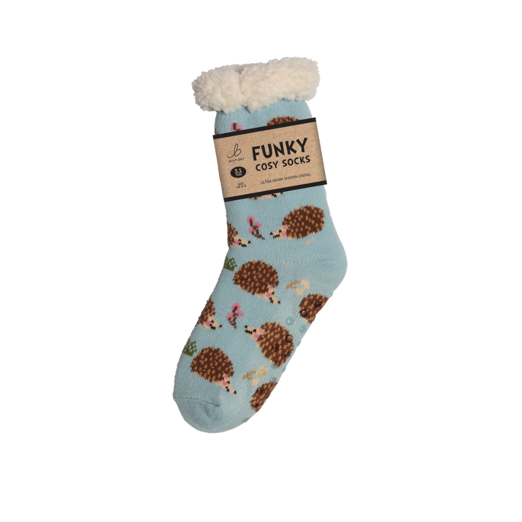 Sherpa Hedgehog Slipper Socks