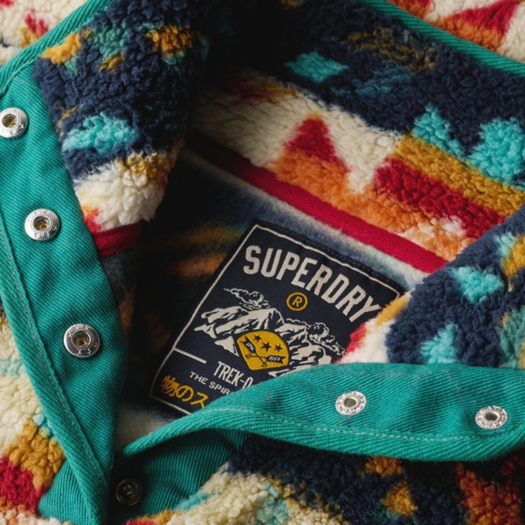 Superdry Super Soft Teal Fleece Jumper