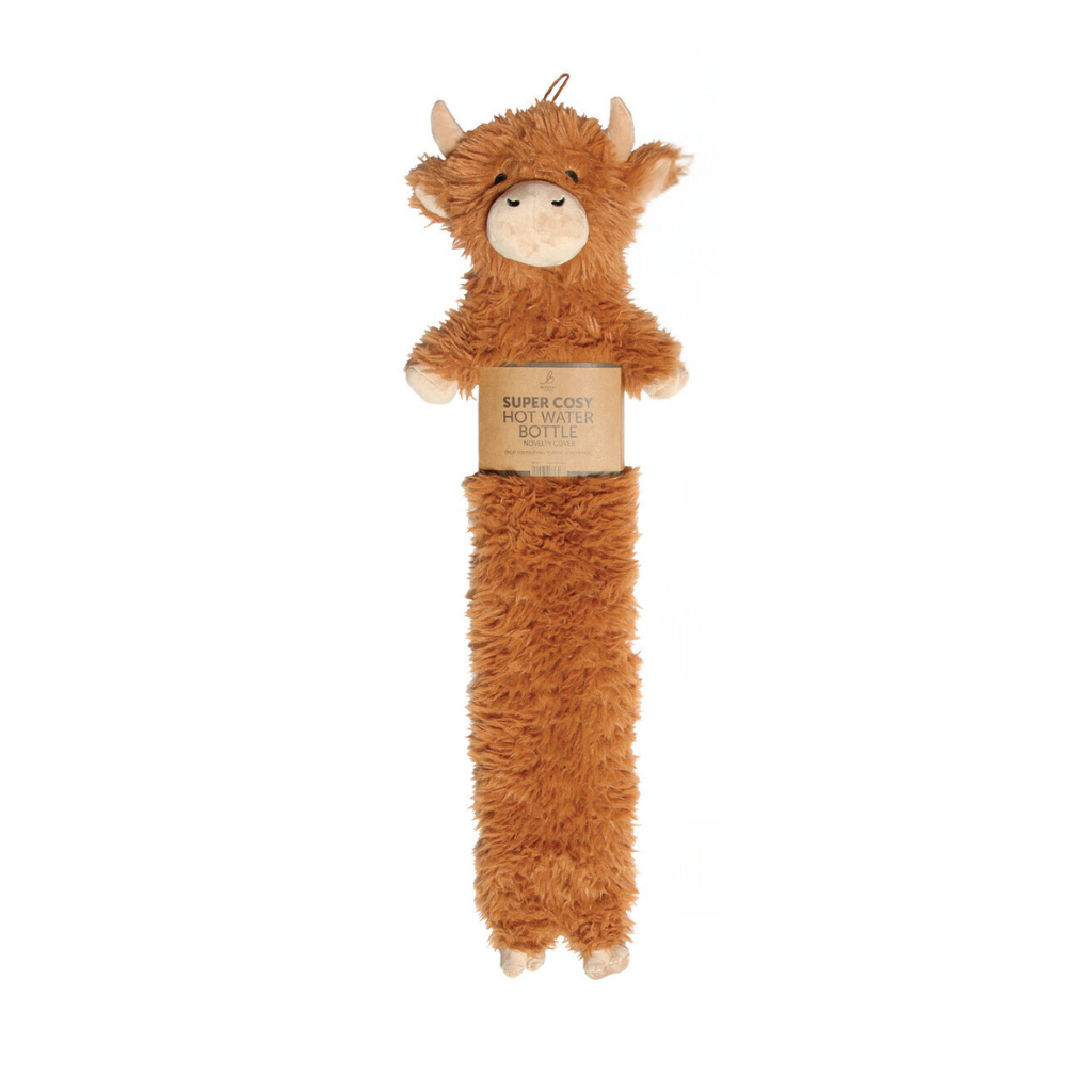 Highland Cow Long Hot Water Bottle