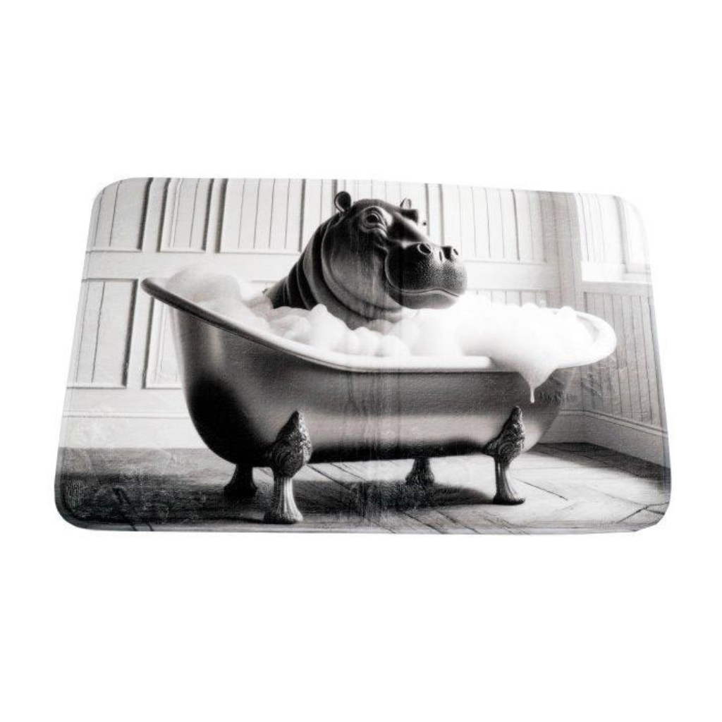 Hippo Bath Mat