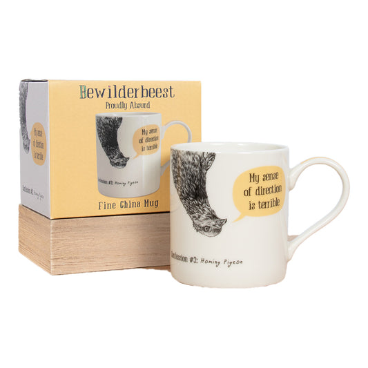 Bewilderbeest Homing Pigeon Confession Mug