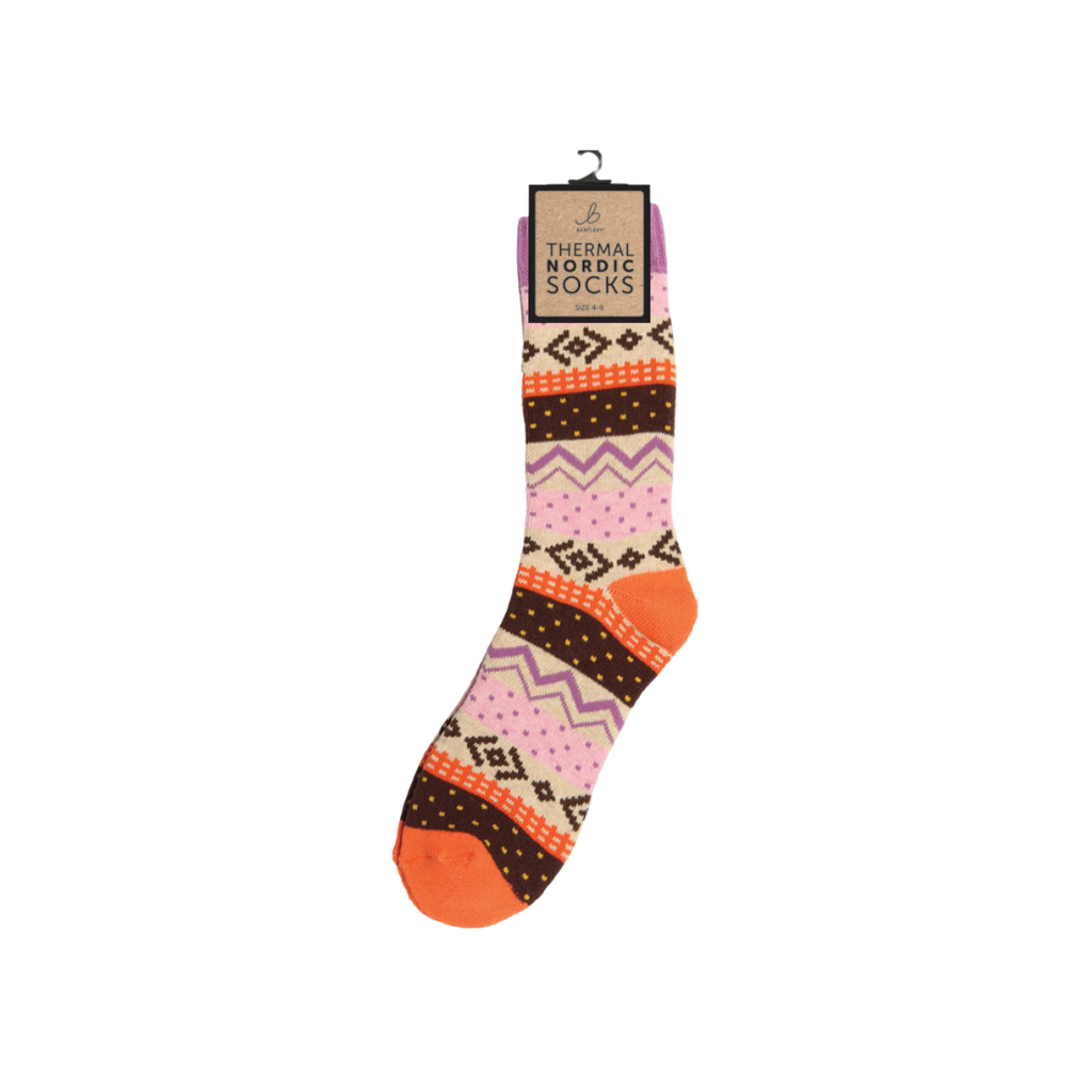 Nordic Thermal Orange Socks