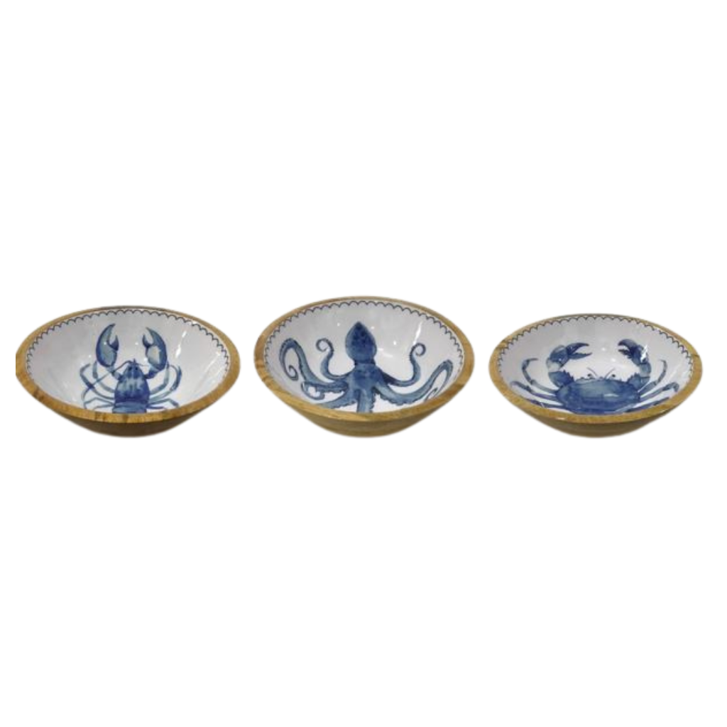 Sealife Enamel 30cm Bowls