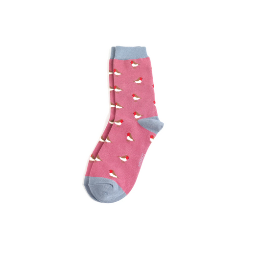 Miss Sparrow Little Robins Berry Socks