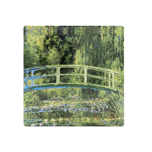 Monet Water Lily Pond with Bridge Coaster