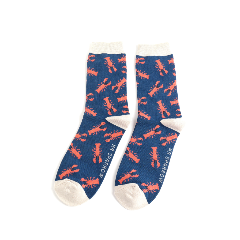 Mr Sparrow Red Lobsters Socks