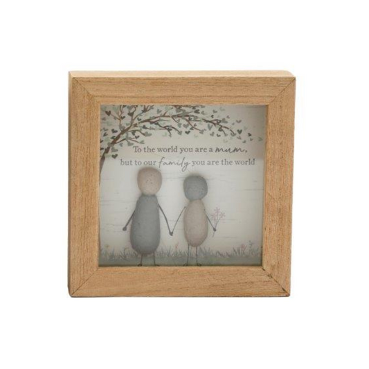 Pebble People Mum Plaque