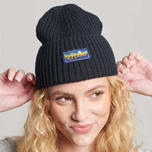 Superdry Navy Beanie