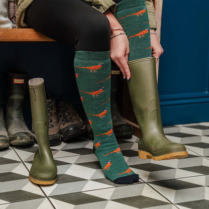 Pheasant Welly Socks