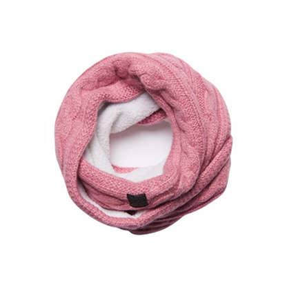 Superdry Tweed Cable Smoke Pink Snood