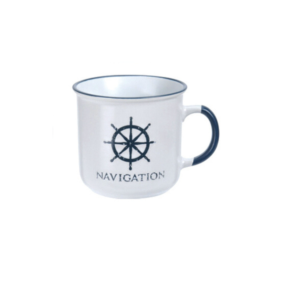 Navigation & Ship's Wheel Mug