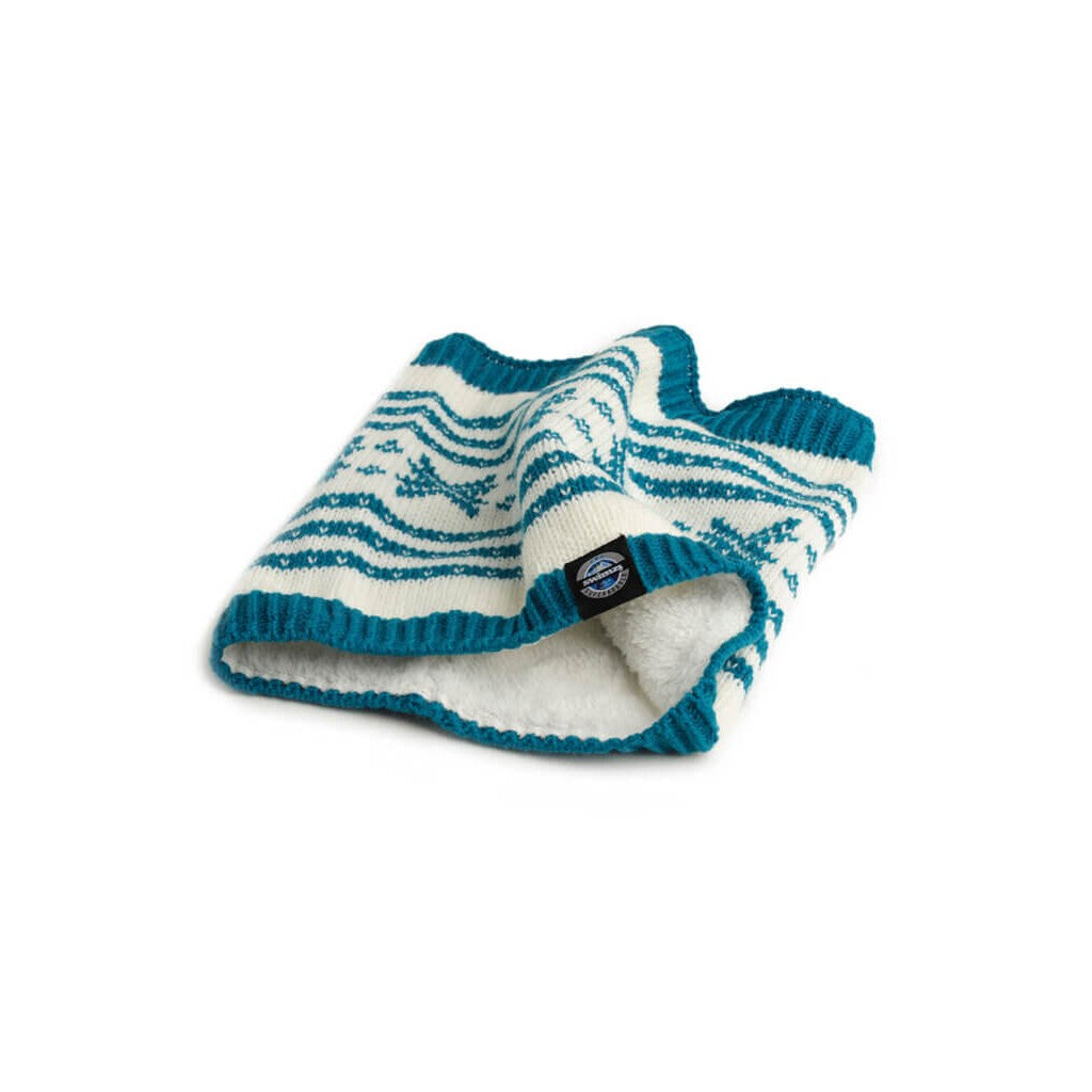 Swimzi Teal Fairisle Neck Warmer