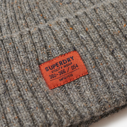 Superdry Workwear Grey Knitted Beanie