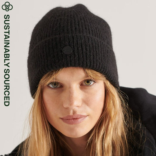 Superdry Black Beanie